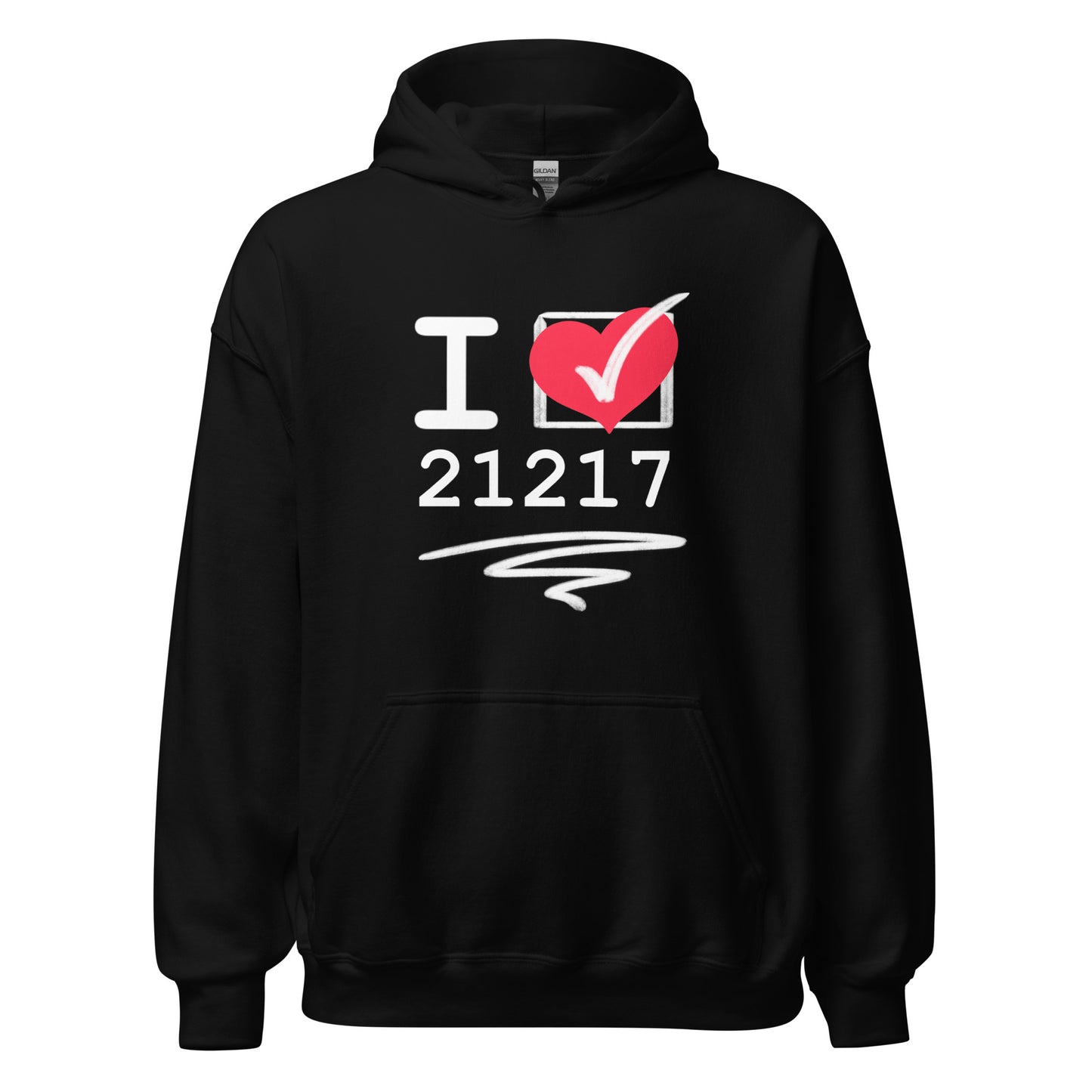 Unisex I ❤️ 21217 Hoodie