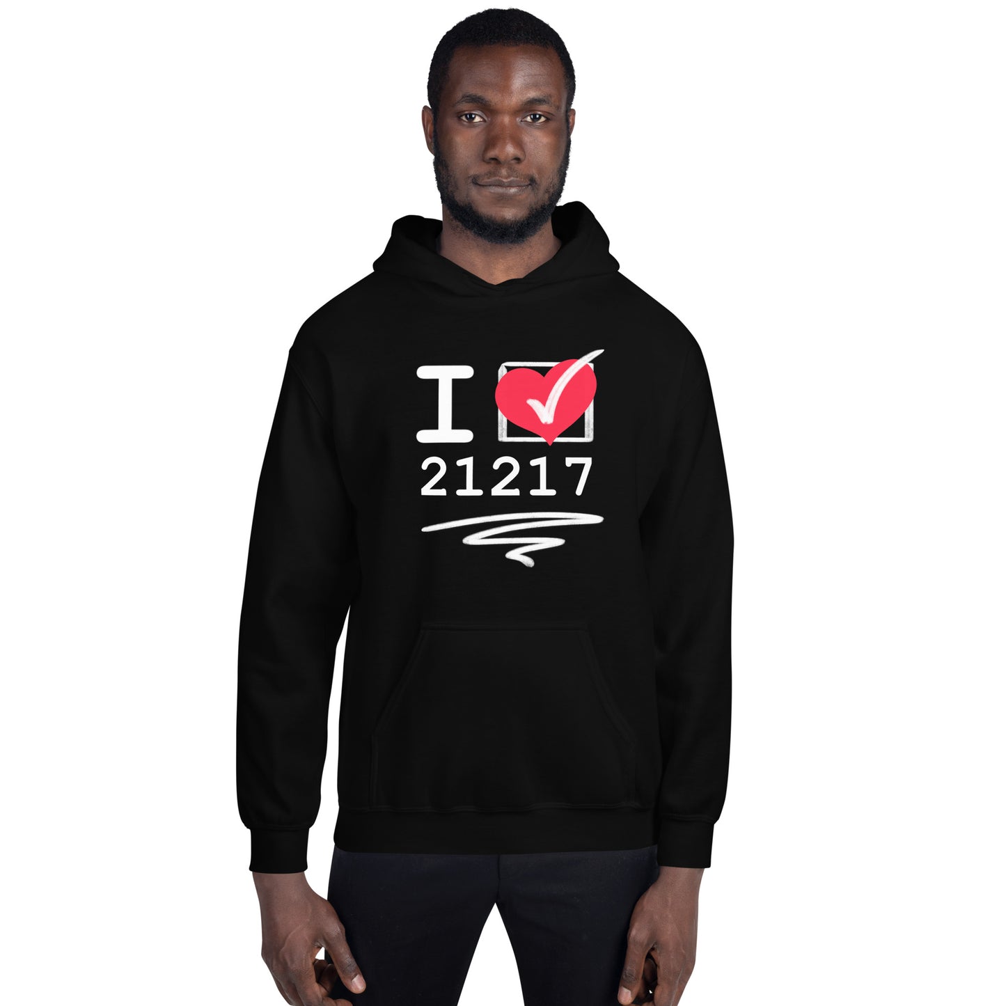 Unisex I ❤️ 21217 Hoodie