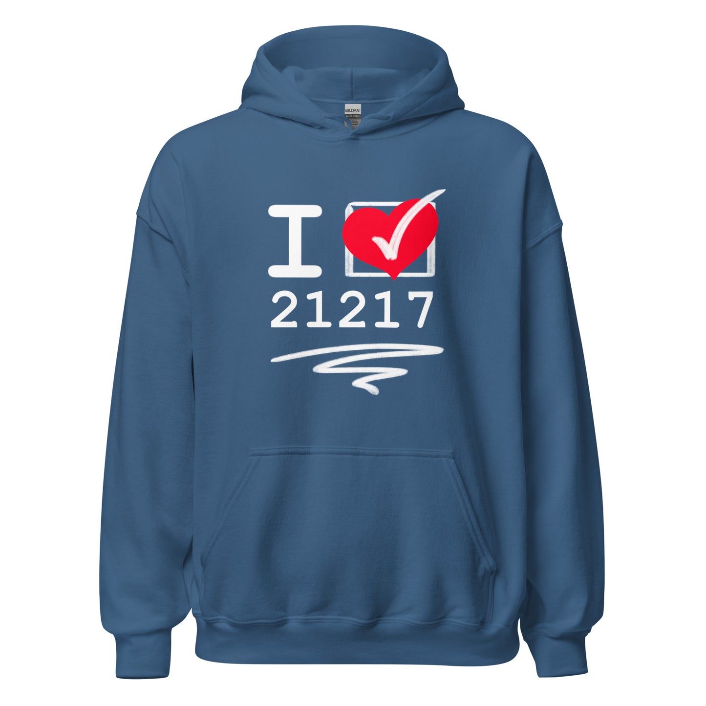 Unisex I ❤️ 21217 Hoodie