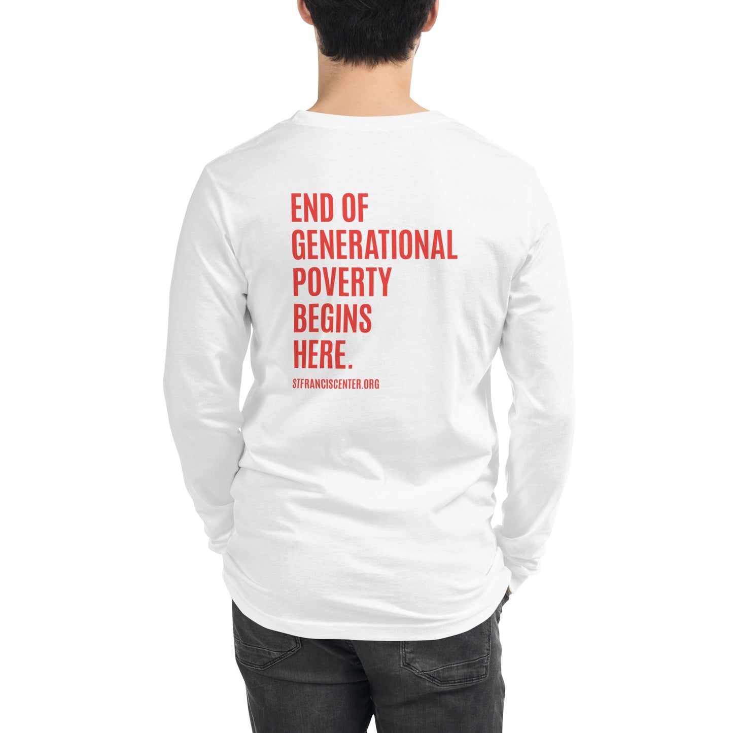 2020 Throwback Long Sleeve Tee (Red)