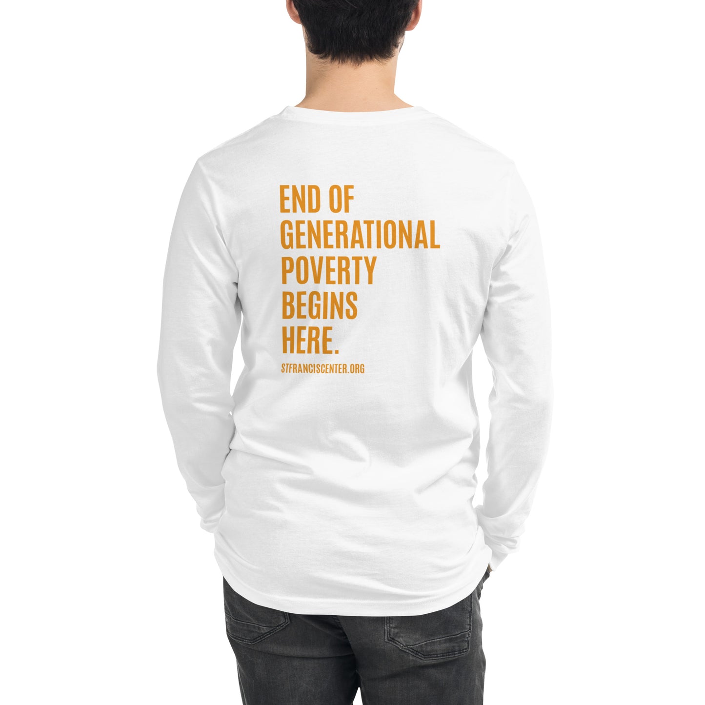 2020 Throwback Long Sleeve Tee (Orange)