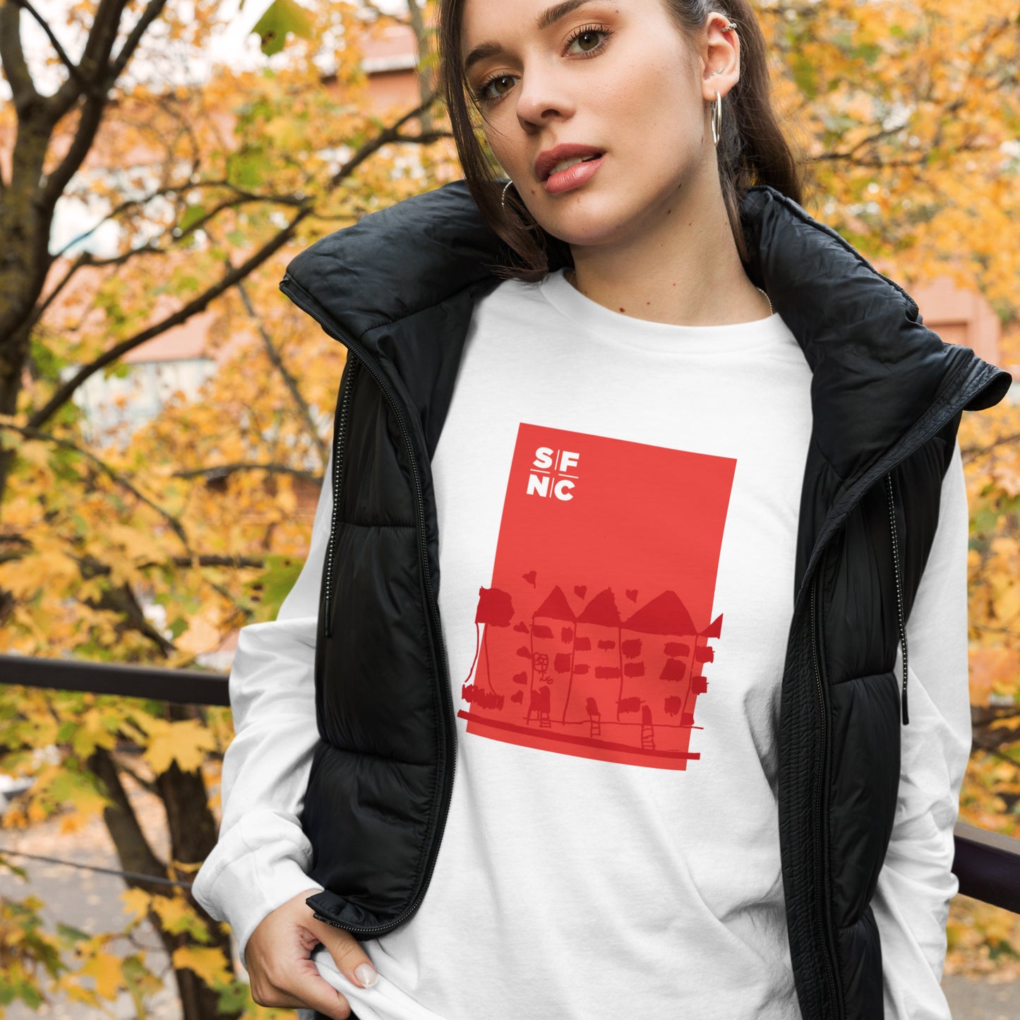 2020 Throwback Long Sleeve Tee (Red)