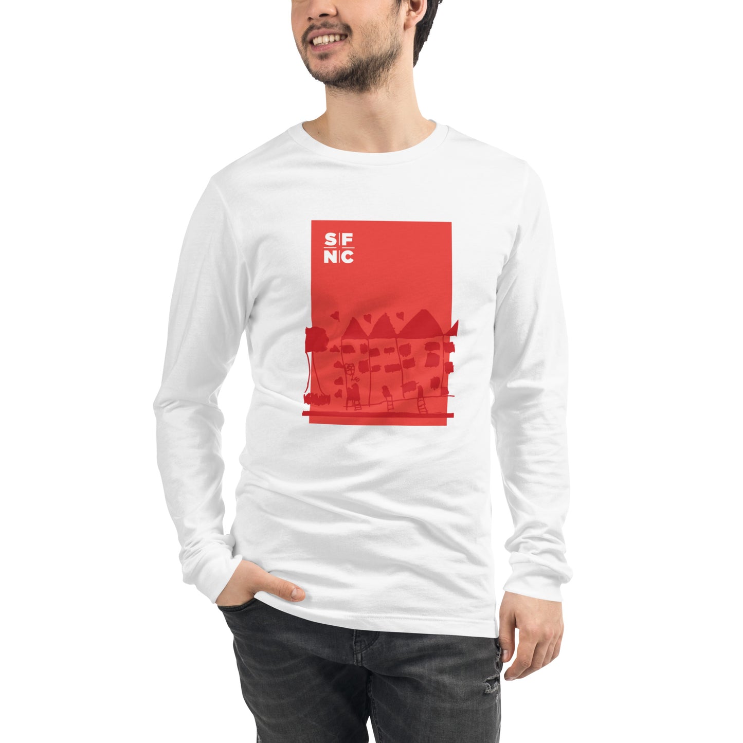 2020 Throwback Long Sleeve Tee (Red)